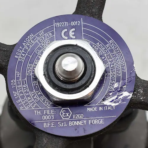 شیر فلکه کشویی فولادی فورج کلاس 1500 (فورج گیت ولو، Forged Steel Gate Valve Class 1500)
