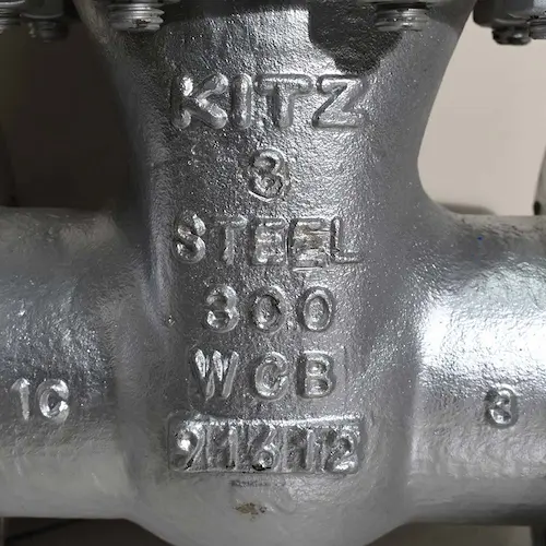 گیت ولو فولادی ریختگی کلاس 300 فلنجی (شیر دروازه ای WCB)