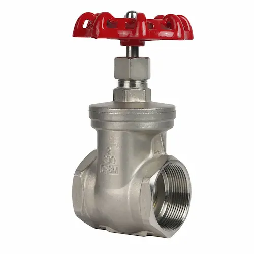 گیت ولو استنلس استیل 304 (شیر دروازه ای استیل، شیر کشویی استیل 304)